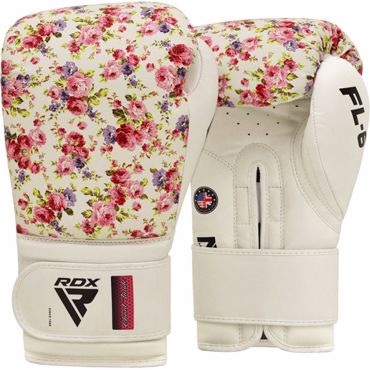 RDX FL5 floral BOXING GLOVES -white